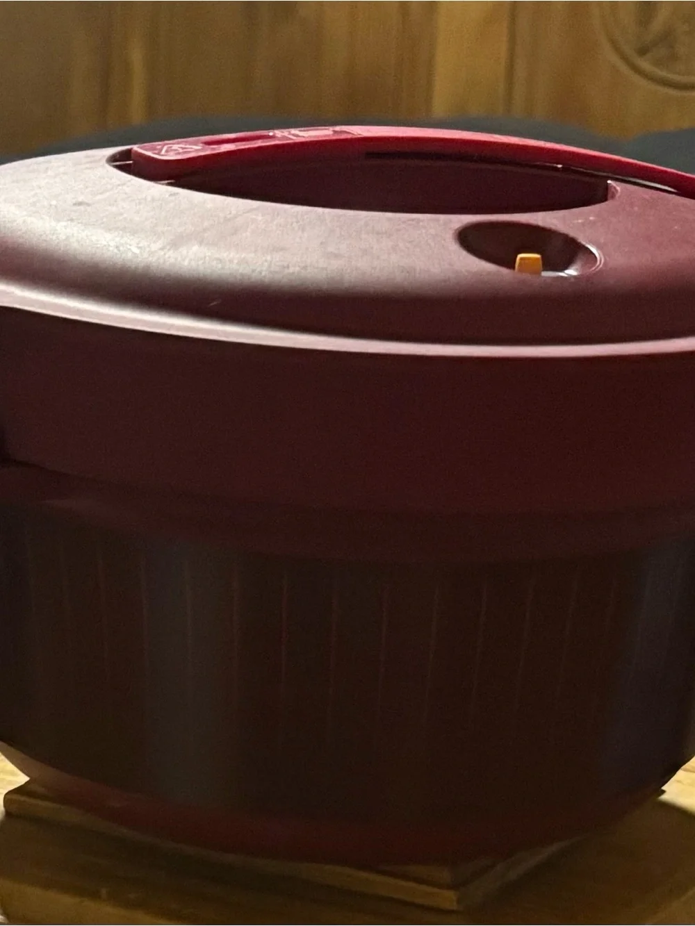 Tupperware Raspberry Red Steam-Seal Lid